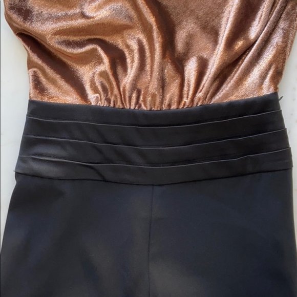 Ramy Brook Gold and Black Elegant Jumpsuit - Picture 12 of 16